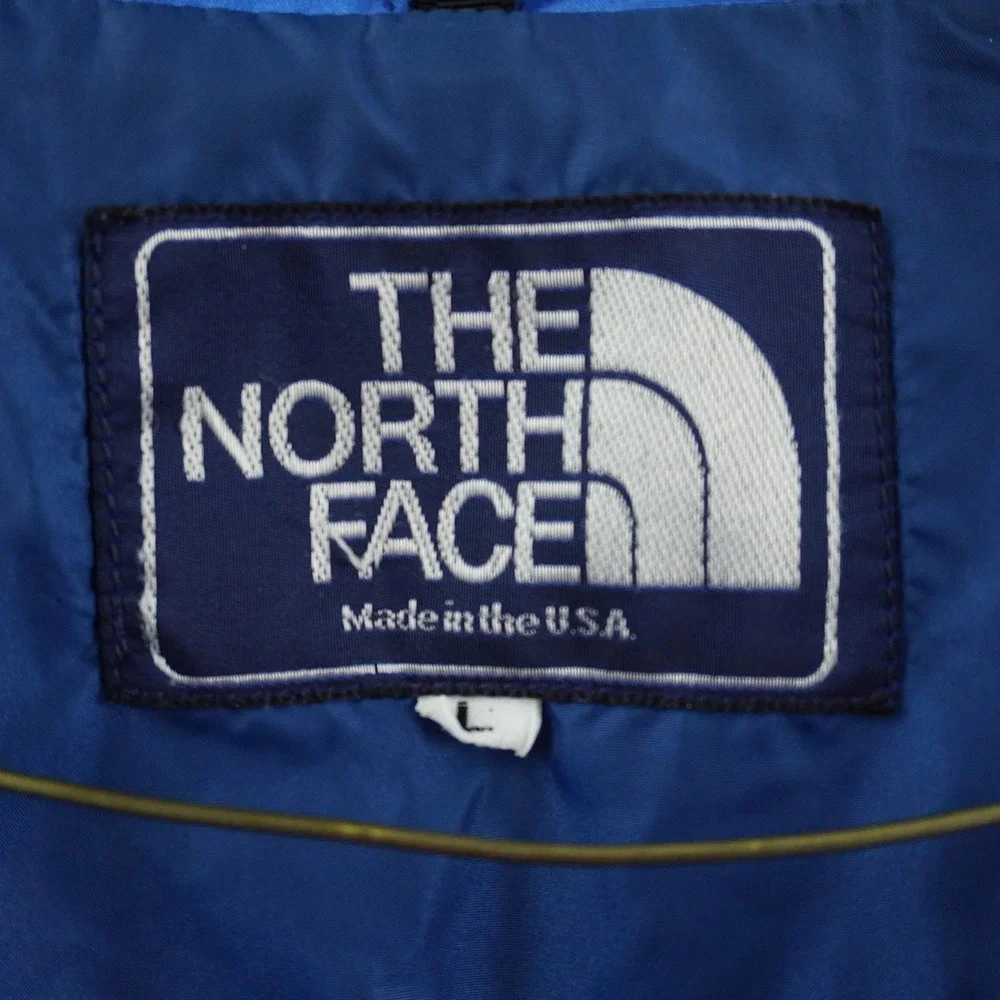 The North Face Windbreaker Mens Large Blue Vintage 80s USA Made Talon Zip